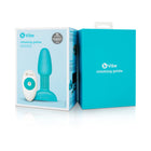 b-Vibe Rimming Petite Rotating and Vibrating Remote Control Plug Teal