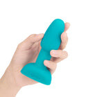 b-Vibe Rimming Petite Rotating and Vibrating Remote Control Plug Teal