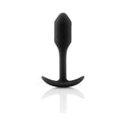 b-Vibe Snug Plug 1 Weighted Silicone Anal Plug Black