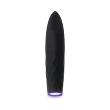 Evolved On The Spot Light-Up Rechargeable Silicone Bullet Vibrator Black