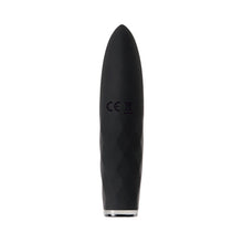 Evolved On The Spot Light-Up Rechargeable Silicone Bullet Vibrator Black