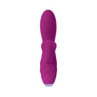 Evolved Glimmer Light-Up Rechargeable Silicone Dual Stimulator Purple