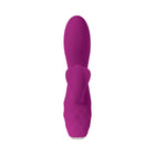 Evolved Glimmer Light-Up Rechargeable Silicone Dual Stimulator Purple
