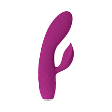 Evolved Glimmer Light-Up Rechargeable Silicone Dual Stimulator Purple