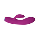 Evolved Glimmer Light-Up Rechargeable Silicone Dual Stimulator Purple