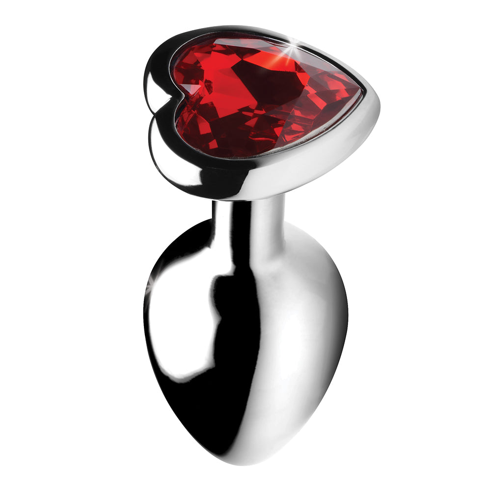 Booty Sparks Red Heart Gem Anal Plug Small