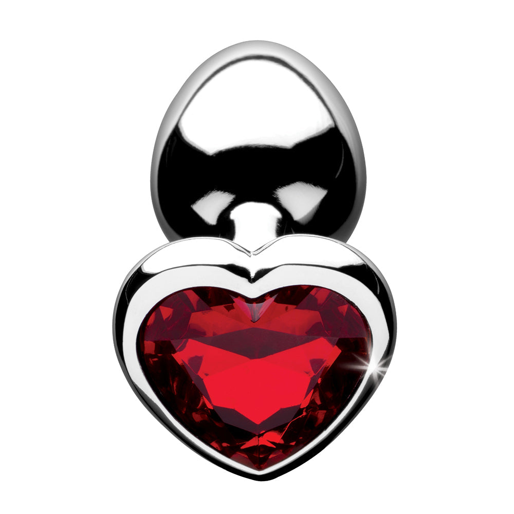 Booty Sparks Red Heart Gem Anal Plug Small