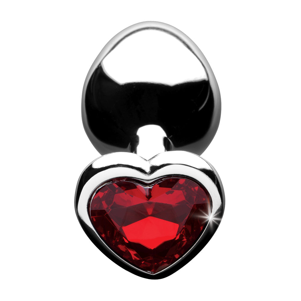 Booty Sparks Red Heart Gem Anal Plug Medium