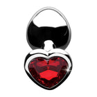 Booty Sparks Red Heart Gem Anal Plug Medium