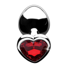 Booty Sparks Red Heart Gem Anal Plug Medium