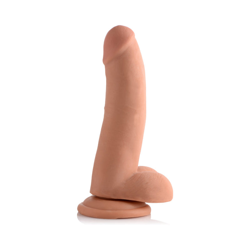 USA COCKS 8in Ameriskin Dual Density Dildo- Medium