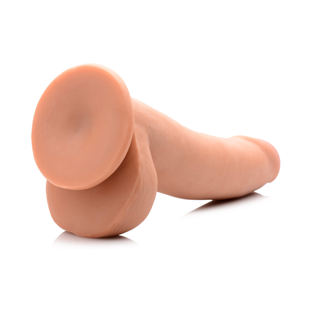 USA COCKS 8in Ameriskin Dual Density Dildo- Medium