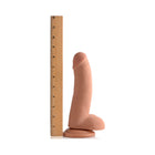 USA COCKS 8in Ameriskin Dual Density Dildo- Medium