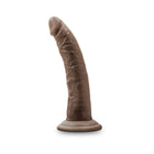 Dr. Skin Realistic 7.5 in. Dildo Brown