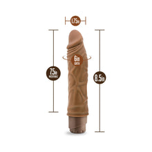 Dr. Skin Vibe 10 Realistic 8.5 in. Vibrating Dildo Tan