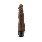 Dr. Skin Vibe 4 Realistic 8 in. Vibrating Dildo Brown