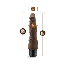 Dr. Skin Vibe 4 Realistic 8 in. Vibrating Dildo Brown