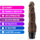 Dr. Skin Cock Vibe 4 Realistic 8 in. Vibrating Dildo Brown