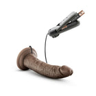 Dr. Skin Dr. Dave Realistic 7 in. Vibrating Dildo Brown