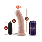 Dr. Skin Dr. Joe Realistic 8 in. Vibrating Dildo Beige