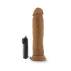 Dr. Skin Dr. Throb Realistic 9.5 in. Vibrating Dildo Tan