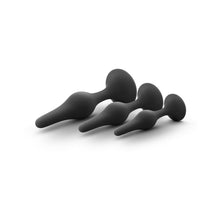 Luxe 3-Piece Silicone Beginner Plug Kit Black
