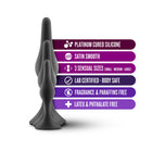 Luxe 3-Piece Silicone Beginner Plug Kit Black