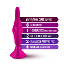 Luxe 3-Piece Silicone Beginner Plug Kit Pink
