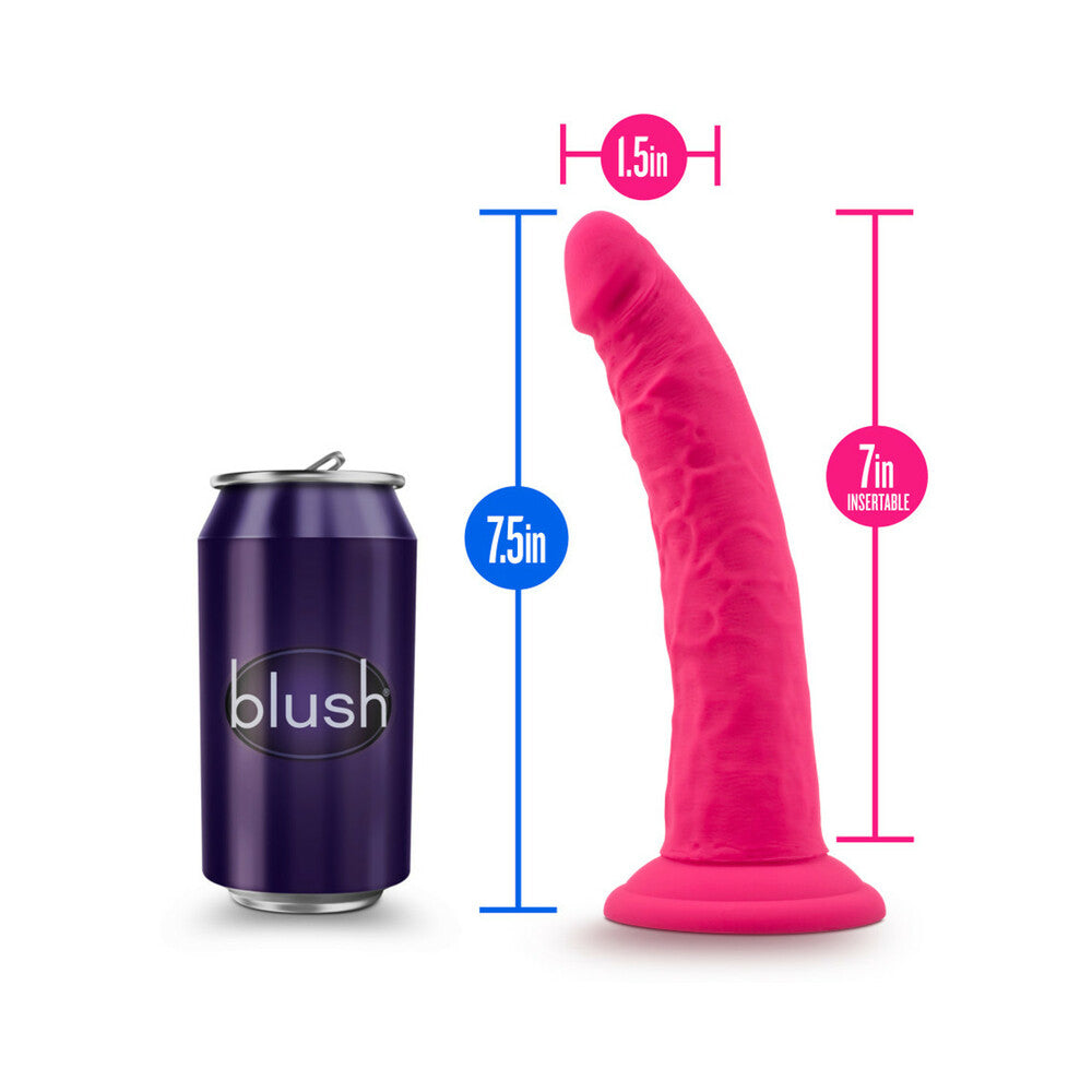 Ruse Jimmy Realistic 7.5 in. Silicone Dildo Hot Pink