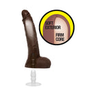 Jason Luv 10in ULTRASKYN Cock with Removable Vac-U-Lock Suction Cup Chocolate