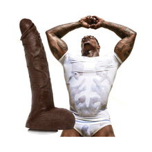 Jason Luv 10in ULTRASKYN Cock with Removable Vac-U-Lock Suction Cup Chocolate