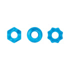 Renegade Chubbies Cock Rings 3-Pack Blue