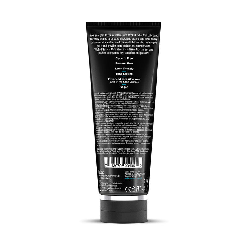 Wicked Jelle Water-Based Anal Lubricant 8 oz.