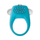 Zero Tolerance Teal Tickler Single-Speed Vibrating Silicone Cockring Teal