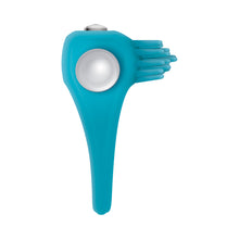 Zero Tolerance Teal Tickler Single-Speed Vibrating Silicone Cockring Teal