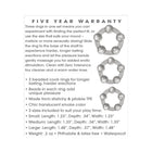 Zero Tolerance Three Amigos 3-Piece Cockring Set Clear