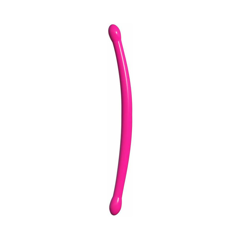 Classix Double Whammy 17.25 in. Flexible Dual-Ended Dildo Pink