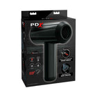 PDX Elite Hydrobator Rechargeable Silicone Vibrating Aquatic Stimulation Stroker Black