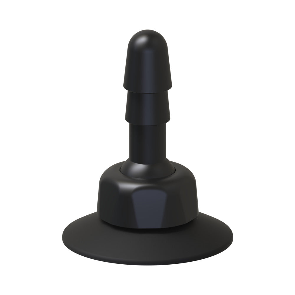 Vac-U-Lock - Deluxe 360Â° Swivel Suction Cup Plug- Black