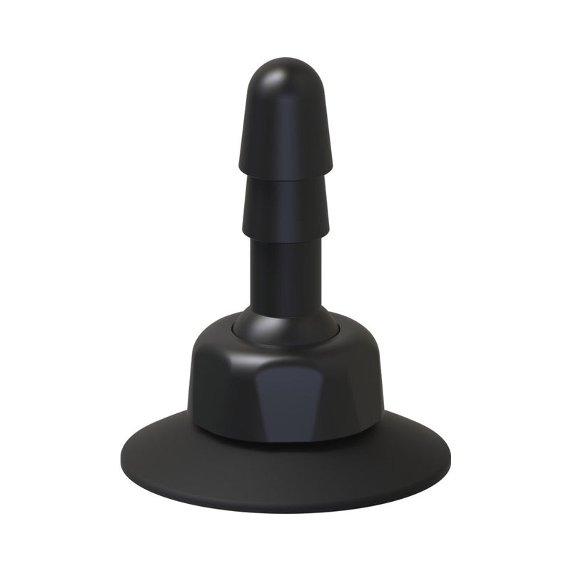 Vac-U-Lock - Deluxe 360Â° Swivel Suction Cup Plug- Black