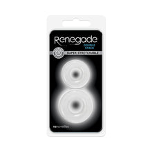 Renegade Double Stack Cock Rings 2-Pack Clear
