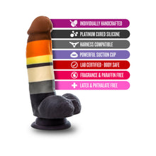 Avant Pride P9 Bear 7 in. Silicone Dildo with Balls