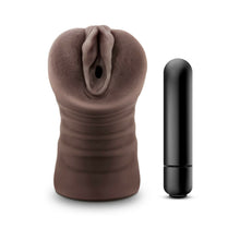 Hot Chocolate Brianna Vagina Stroker with Bullet Vibrator Brown