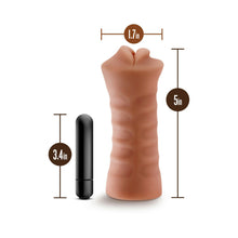M for Men Isabella Oral Stroker with Bullet Vibrator Tan