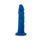 The Realm Draken 7.5 in. Silicone Lock On Fantasy Dildo Blue