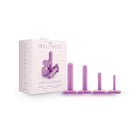 Wellness 4-Piece Silicone Dilator Kit Purple