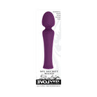 Evolved My Secret Wand Rechargeable Silicone Wand Vibrator Purple