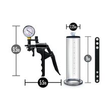 Performance VX8 Premium Penis Pump System with Silicone Cock Strap Clear
