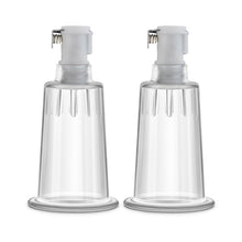 Temptasia - Nipple Pumping Cylinders - Set of 2 (1in Diameter) - Clear