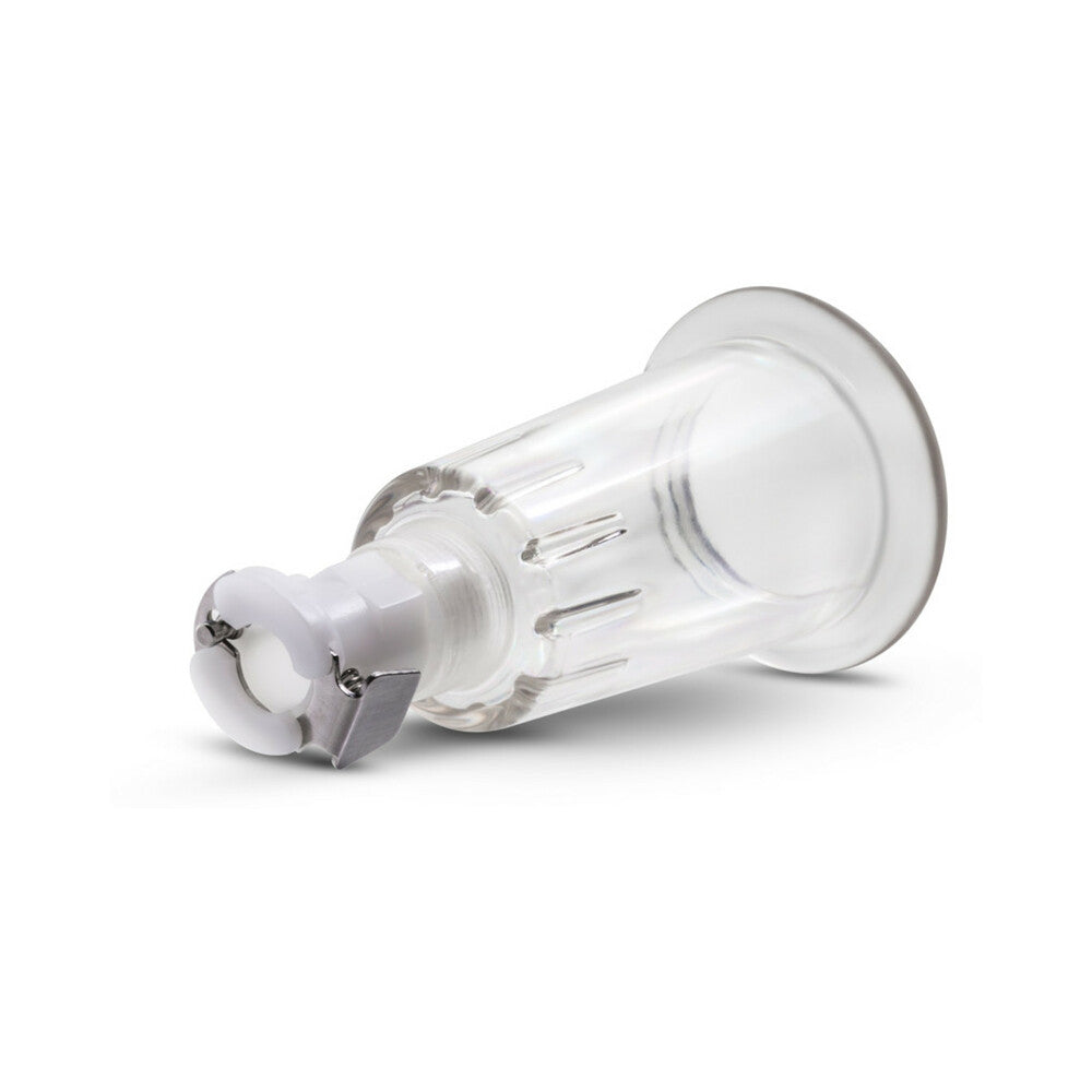 Temptasia - Nipple Pumping Cylinders - Set of 2 (1in Diameter) - Clear